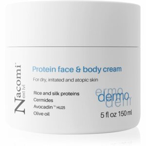Nacomi Next Level Dermo Protein arc- és testkrém száraz és atópiás bőrre 150 ml
