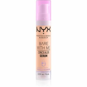 NYX Professional Makeup Bare With Me Concealer Serum hidratáló korrektor 2 az 1-ben árnyalat 2.5 Medium Vanilla 9,6 ml