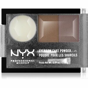 NYX Professional Makeup Eyebrow Cake Powder Szemöldökformázó készlet árnyalat 03 Taupe/Ash 2.65 g