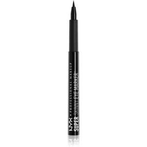 NYX Professional Makeup Super Skinny Eye Marker széles applikátorú szemhéjtus árnyalat Carbon Black 1.1 ml