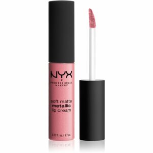 NYX Professional Makeup Soft Matte Metallic Lip Cream matt metál hatású folyékony ajakrúzs árnyalat 10 Milan 6.7 ml