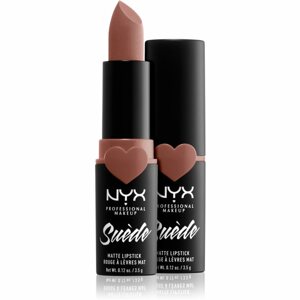 NYX Professional Makeup Suede Matte Lipstick mattító rúzs árnyalat 02 Dainty Daze 3.5 g