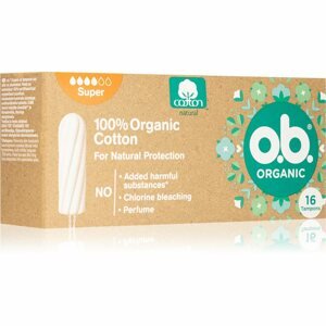 o.b. Organic Super tamponok 16 db
