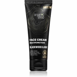 Organic Shop Men Blackwood & Mint többfunkciós krém az arcra uraknak 75 ml