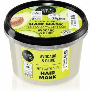 Organic Shop Avocado & Olive regeneráló hajmasz 250 ml