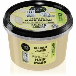 Organic Shop Banana & Jasmine haj maszk dús hatásért 250 ml