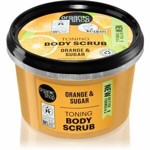 Organic Shop Orange & Sugar tonizáló peeling testre 250 ml
