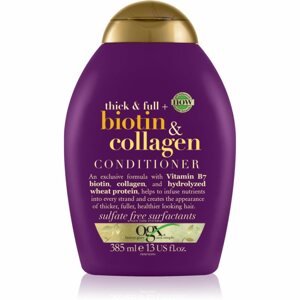 OGX Biotin & Collagen dúsító kondicionáló a hajtérfogat növelésére 385 ml