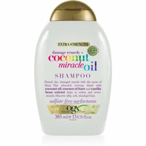 OGX Coconut Miracle Oil hajerősítő sampon a sérült hajra kókuszolajjal 385 ml
