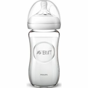 Philips Avent Natural Glass cumisüveg csecsemők számára 1m+ 240 ml
