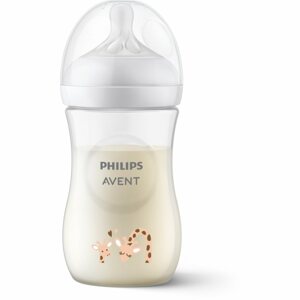 Philips Avent Natural Response 1 m+ cumisüveg Giraffe 260 ml