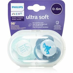 Philips Avent Soother Ultra Soft 0 - 6 m cumi Mix Boy 2 db