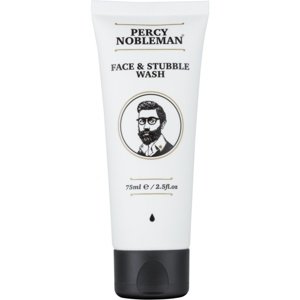 Percy Nobleman Face & Stubble Wash tisztító gél az arcra és a szakállra 75 ml
