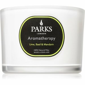 Parks London Aromatherapy Lime, Basil & Mandarin illatgyertya 350 g