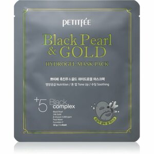 Petitfée Black Pearl & Gold intenzív hidrogélmaszk 24 karátos arannyal 32 g