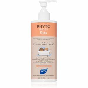 Phyto Specific Kids Magic Detangling Shampoo & Body Wash finom állagú sampon testre és hajra 400 ml