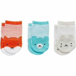 Petit Collage Baby Socks zokni újszülötteknek 0+ 3 db