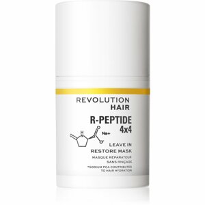Revolution Haircare R-Peptide 4x4 öblítést nem igénylő megújító pakolás a károsult hajra 50 ml