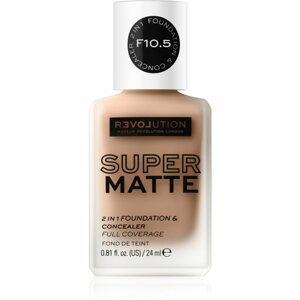 Revolution Relove Super Matte Foundation tartós matt make-up árnyalat F10.5 24 ml