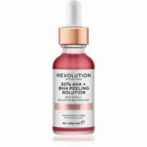 Revolution Skincare AHA + BHA 30% Peeling Solution Intenzív kémiai peeling az élénk bőrért 30 ml