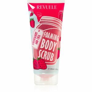 Revuele Foaming Body Scrub Strawberry and Chia hidratáló testpeeling 200 ml
