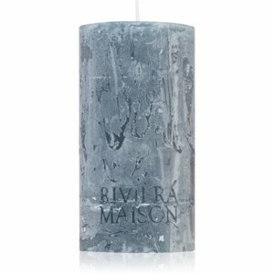 Rivièra Maison Pillar Candle Grey Blue gyertya 7x13 cm