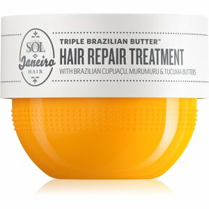 Sol de Janeiro Triple Brazilian Butter™ Hair Repair Treatment intenzíven hidratáló és tápláló maszk száraz és sérült hajra 75 ml
