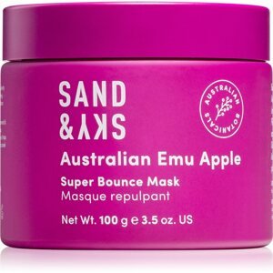 Sand & Sky Australian Emu Apple Super Bounce Mask hidratáló és világosító maszk az arcra 100 g