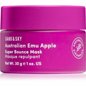 Sand & Sky Australian Emu Apple Super Bounce Mask hidratáló és világosító maszk az arcra 30 g