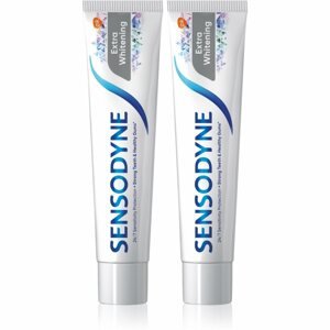 Sensodyne Extra Whitening fogfehérítő paszta fluoriddal érzékeny fogakra 2x75 ml