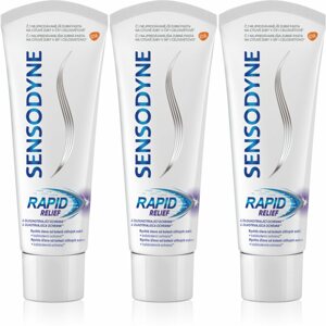 Sensodyne Rapid fogkrém érzékeny fogakra 3x75 ml