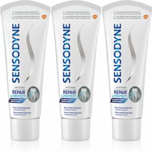 Sensodyne Repair & Protect Whitening fehérítő fogkrém érzékeny fogakra 3x75 ml