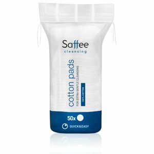 Saffee Cleansing Cotton Pads sminklemosó vattakorong 50 db