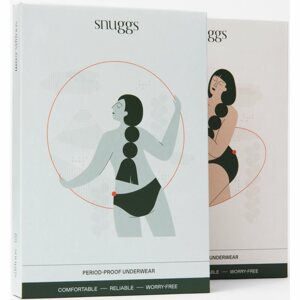 Snuggs Period Underwear Classic: Medium Flow menstruációs női alsó közepesen erős vérzéshez méret XL 1 db