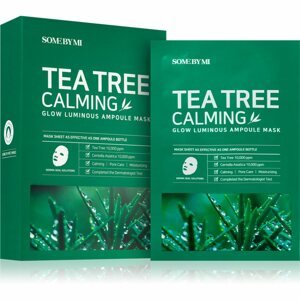 Some By Mi Glow Luminous Tea Tree Calming nyugtató hatású gézmaszk a problémás bőrre 10x25 g
