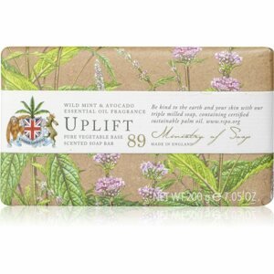 The Somerset Toiletry Co. Natural Spa Wellbeing Soaps Szilárd szappan testre Wild Mint & Avocado 200 g