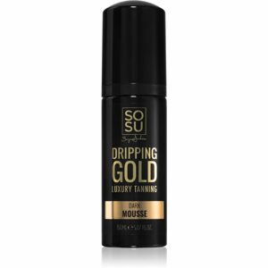 SOSU by Suzanne Jackson Dripping Gold Luxury Mousse Dark önbarnító hab a napbarnított bőr kiemelésére 150 ml