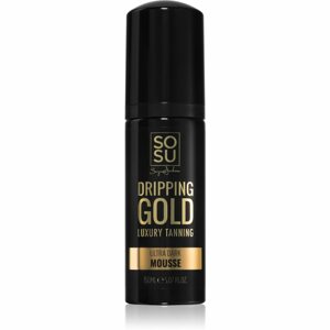 SOSU by Suzanne Jackson Dripping Gold Luxury Mousse Ultra Dark önbarnító hab az intenzív barnulásért 150 ml
