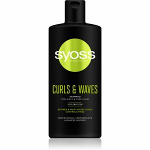 Syoss Curls & Waves sampon hullámos és göndör hajra 440 ml