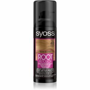 Syoss Root Retoucher tonizáló festék a lenőtt hajra spray -ben árnyalat Dark Blonde 120 ml