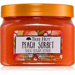 Tree Hut Peach Sorbet cukros test peeling 510 g