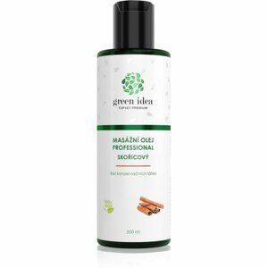 Green Idea Massage oil Cinnamon masszázsolaj narancsbőrre 200 ml
