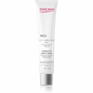 Topicrem MELA Corrective Night Cream éjszakai korrekciós krém a pigment foltok ellen 40 ml