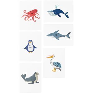 TATTonMe AR Set Ocean Animals tetoválás gyermekeknek 3 y+ 6 db