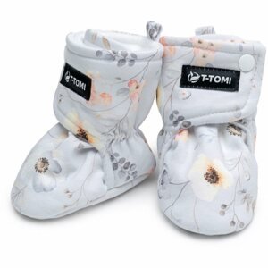 T-TOMI Booties Flowers babacipő 0-3 months