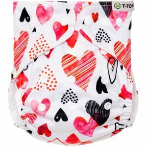 T-TOMI Diaper Covers AIO Hearts mosható nadrágpelenkák ajándékszett 4-15 kg