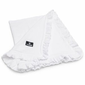 T-TOMI Muslin Blanket pléd White 80x100 cm 1 cm