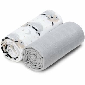 T-TOMI TETRA Cloth Towels EXCLUSIVE COLLECTION törölköző Sloths 90x100 cm 2 db