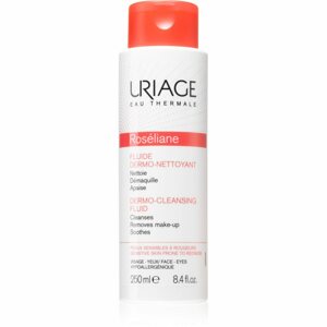 Uriage Roséliane Dermo-Cleansing Fluid tisztító fluid Érzékeny, bőrpírra hajlamos bőrre 250 ml