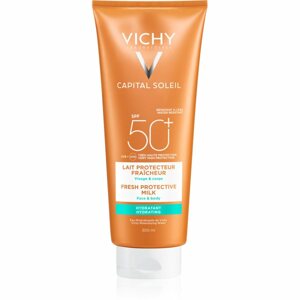 Vichy Capital Soleil védő tej a testre és az arcbőrre SPF 50+ 300 ml